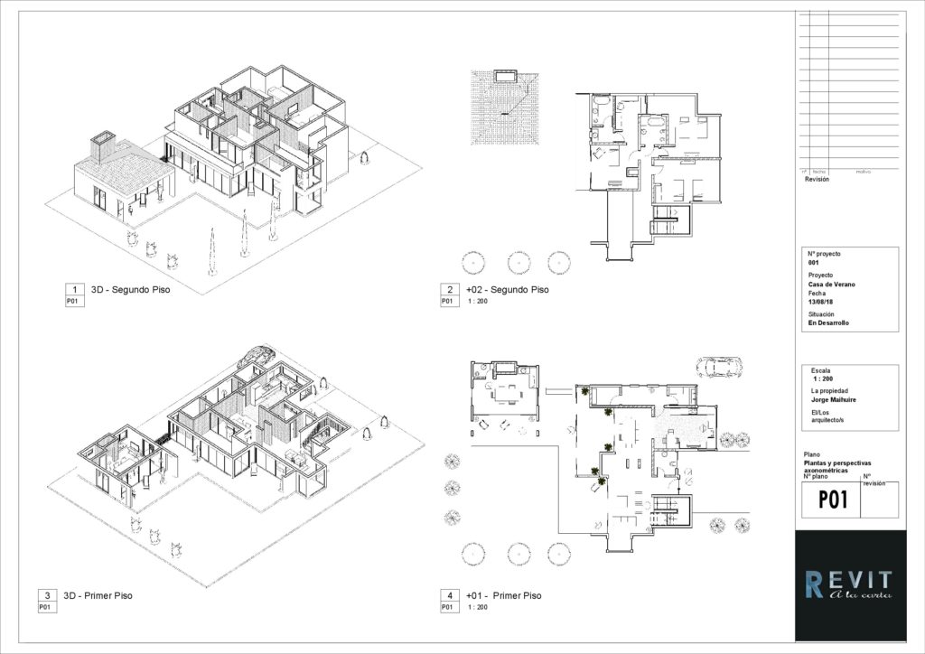 Planos y vista axonometrica REVIT-ARQUTECTURA-(I)—Jorge-Alberto-Maihuire-Becerra-001